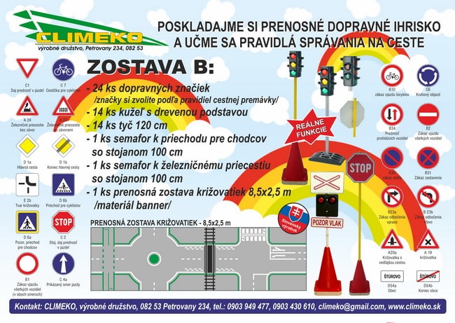 Prenosn dopravn ihrisko - zostava B